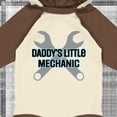 thumbnail image 4 of Inktastic Daddys Little Mechanic Baby Boy Boys Long Sleeve Baby Bodysuit, 4 of 5