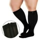 thumbnail image 3 of Medias de compresión con cremallera para mujer y hombre, medias de compresión hasta la rodilla, medias de soporte médicas con puntera cerrada para varices, postoperatorias, hinchazón, enfermería y, 3 of 8