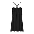 thumbnail image 6 of Plus Size Dresses for Women Tank Top Dress Women's Solid Casual Round Neck Sleeveless Relaxed Comfortable Strap Dress Gift for Women, S-3XL, 6 of 8