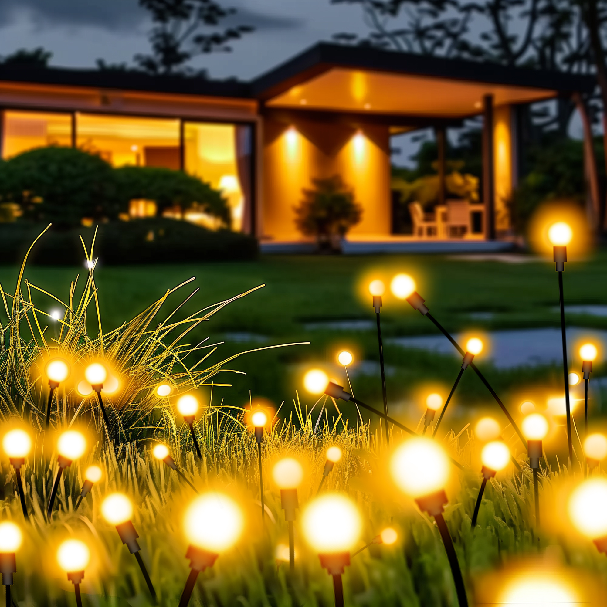 CHARKEE Solar Firefly Lights, 2-Pack, 8 Lighting Modes photo 7