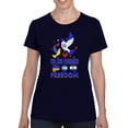 thumbnail image 3 of Fighting For Freedom T-shirt Female's -SmartPrintsInk Designs, 3 of 4