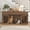 Walnut, variant on 71'' Double Dog Crate Furniture for Breed Dogs, Wooden Kennel with Dual rooms, 3 Drawers & Cabinet for Medium-Large Dogs