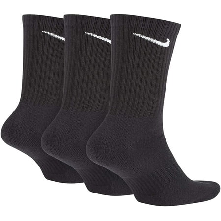 ナイキ（NIKE）（メンズ、レディース）エブリデイ クッション クルーソックス 3足組 SX7664-010HO19