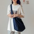 thumbnail image 4 of Lotpreco Denim Shoulder Bag for Women Hobo Tote Bag Casual Canvas Bag Retro Crossbody Bag Large Capacity Purse, 4 of 7