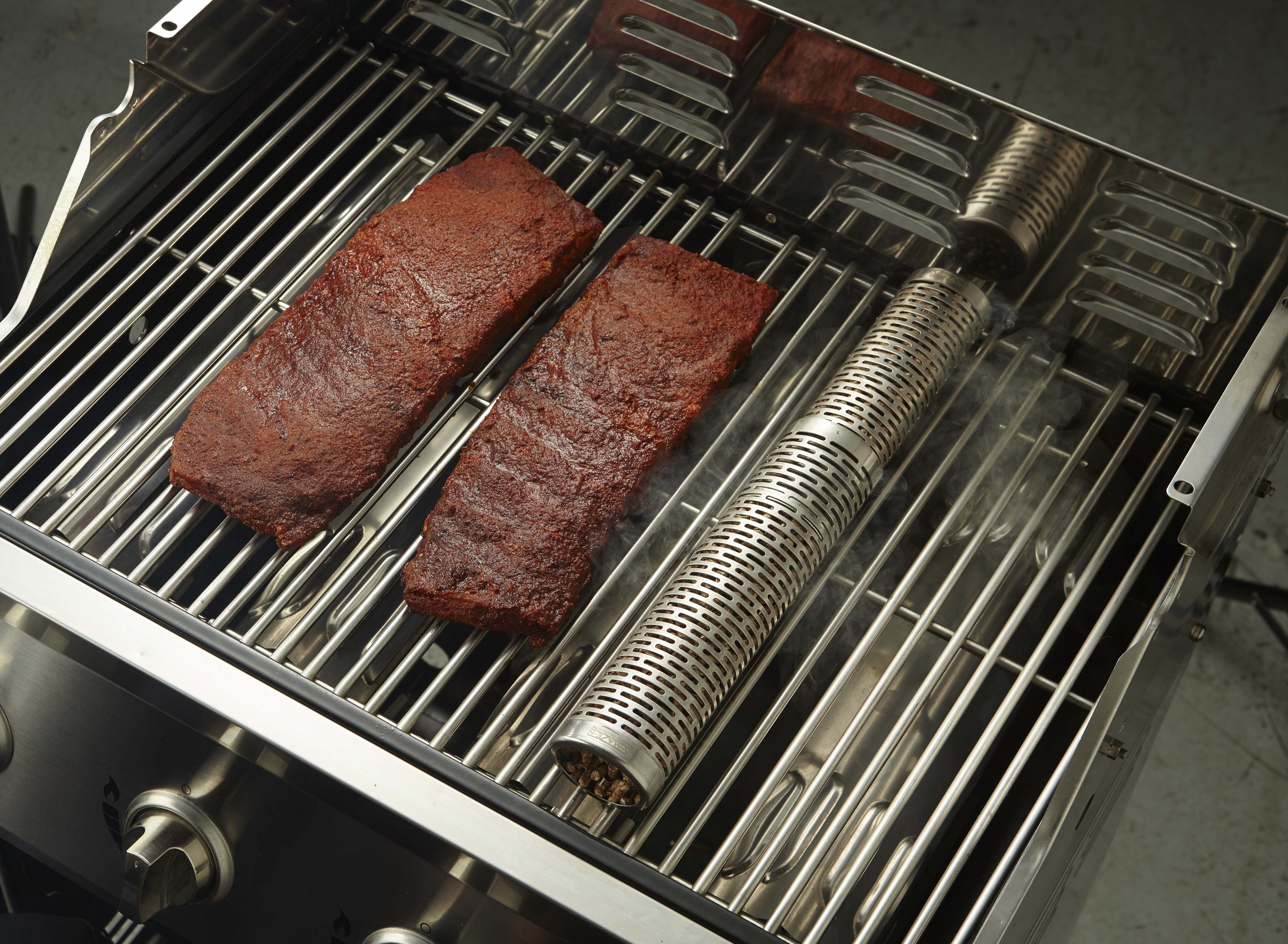 A-MAZE-N Oval Tube Pellet Smoker Amazen AMNTS - 12