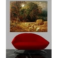 thumbnail image 2 of Wallhogs Palmer Harvest Moon (19th) Wall Mural, 2 of 2