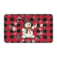 thumbnail image 2 of JingChun Christmas Kitchen Floor Mats 1Pc - Buffalo Plaid Snowflakes and Snowman, Non-Slip Kitchen Rugs for Holiday Parties and Home Kitchen Christmas Decorations, 2 of 6