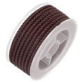 thumbnail image 3 of Nylon Thread Twine Beading Cord 4mm Extra-Strong Braided Nylon Crafting String 3.2M/10.5 Feet, Black Bean, 3 of 7