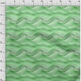 thumbnail image 4 of oneOone Cotton Flex Green Fabric Abstract Stripe Craft Projects Decor Fabric Printed By The Yard 40 Inch Wide, 4 of 5