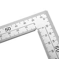 thumbnail image 4 of Uxcell 250x500mm Steel Framing Square 90 Degree Scale Ruler Dual Side Angle Ruler, 4 of 5
