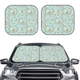 thumbnail image 6 of Lsque Cute Honeybees 2 PCS Windshield Sun Shade | CarFoldable Window Covers | Car Accessories Reflect UV for Universal Cars SUV Truck | Large, 6 of 7