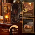 thumbnail image 4 of Kit MoKo Book Nook Rompecabezas 3D de Madera con Luces LED, 4 of 7