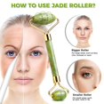 thumbnail image 4 of Jade Roller and Gua Sha Set Tool - CPDD 100% Real Natural Jade, Face Roller Skin Massager for Face, Neck and Eye Treatment Facial Roller for Skin Care Routine, 4 of 6