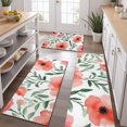 thumbnail image 2 of Pioneer Flower Floral Print Pattern Kitchen Rugs Sets Of 3,Kitchen Runner Rugs Non Skid Washable,Decorative Kitchen Floor Mats for Kitchen,Sink,Laundry,17"x30"+ 17"x47" + 17"x59", 2 of 6