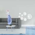 thumbnail image 2 of Figura de de dama con espejo acrílico nórdico moderno, calcomanías de pared de pez para una elegante decoración de estantes y fondo de TV., 2 of 8