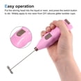thumbnail image 6 of Uxcell Mini Electric Tumbler Stirrer Mixer, Mini Handheld Battery Operated Stirring Pink 1pack, 6 of 6