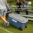 thumbnail image 4 of Coleman 316 Series 100QT Hard Chest Wheeled Cooler, Lakeside Blue, 4 of 8