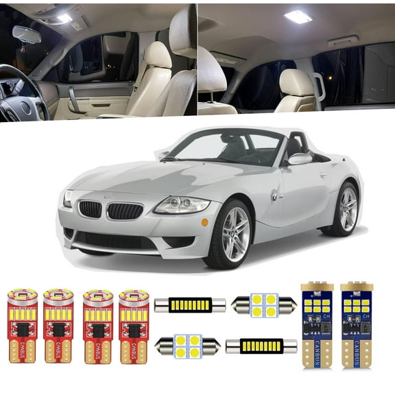 16 Piece White Interior LED Light Package Kit For BMW Z4 E85 E86 Coupe Convertible 2003-2008  Tool