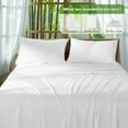 thumbnail image 7 of Sonoro Kate Luxury Cooling Bamboo Bed Sheet Set - Deep Pockets - 4 Piece, Queen, White, 7 of 7