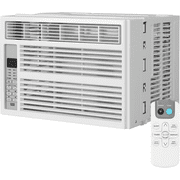 TABU 6,000 BTU Window Air Conditioner, Air Conditioner Window Unit with Remote Control, Up to 350 Sq. Ft., 115V/60Hz