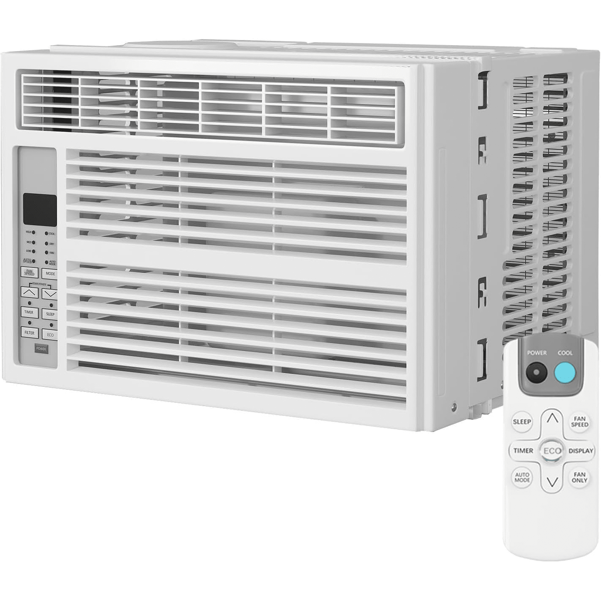 TABU 6,000 BTU Window Air Conditioner, Air Conditioner Window Unit with Remote Control, Up to 350 Sq. Ft., 115V/60Hz