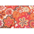 thumbnail image 3 of Long Sleeve Shirt for Men 70s Retro Floral Disco Shirt Mens Button Up Shirts (Red S), 3 of 5