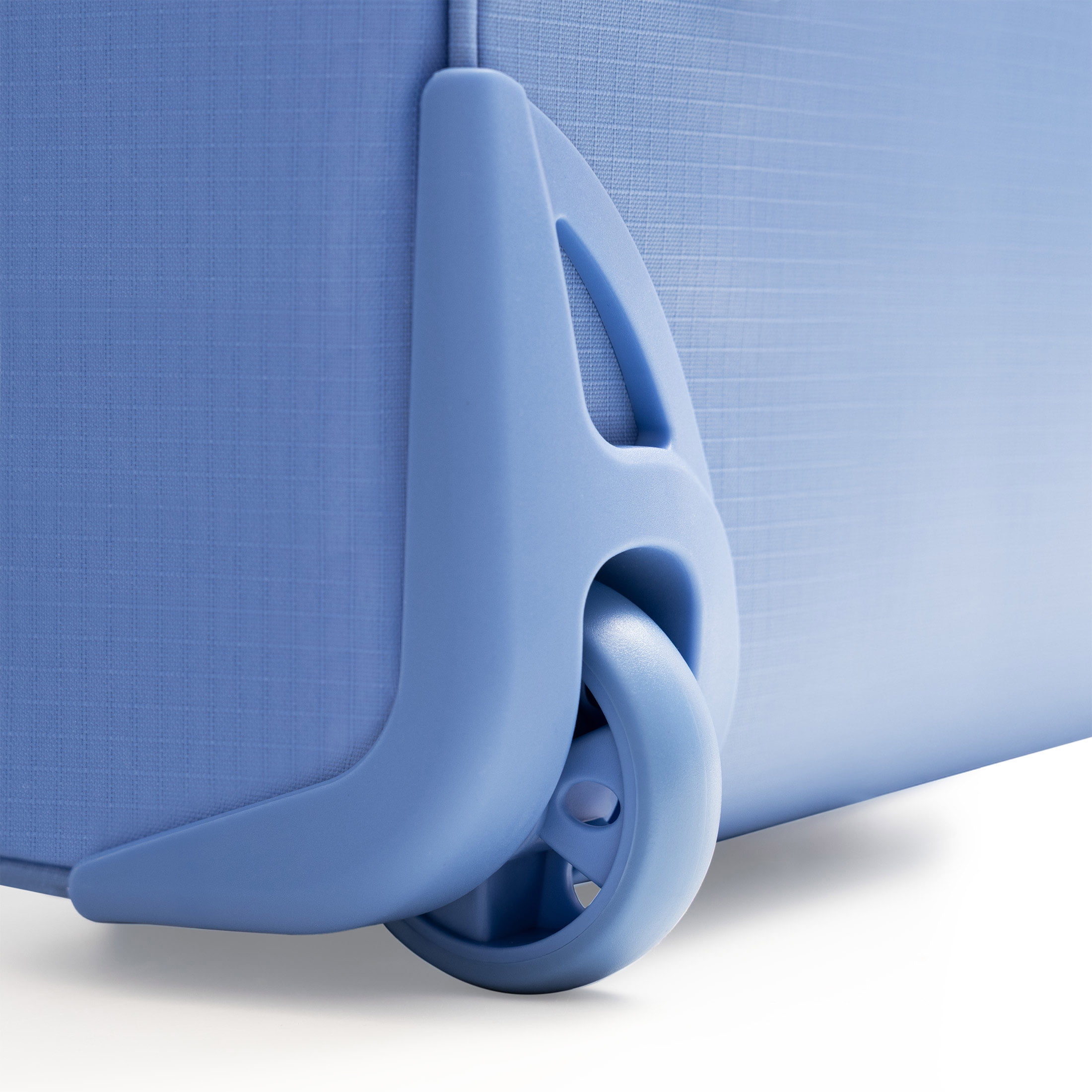 iFLY 30" Drop-Bottom Rolling Duffel – Large Travel Bag with Wheels, Frost Blue