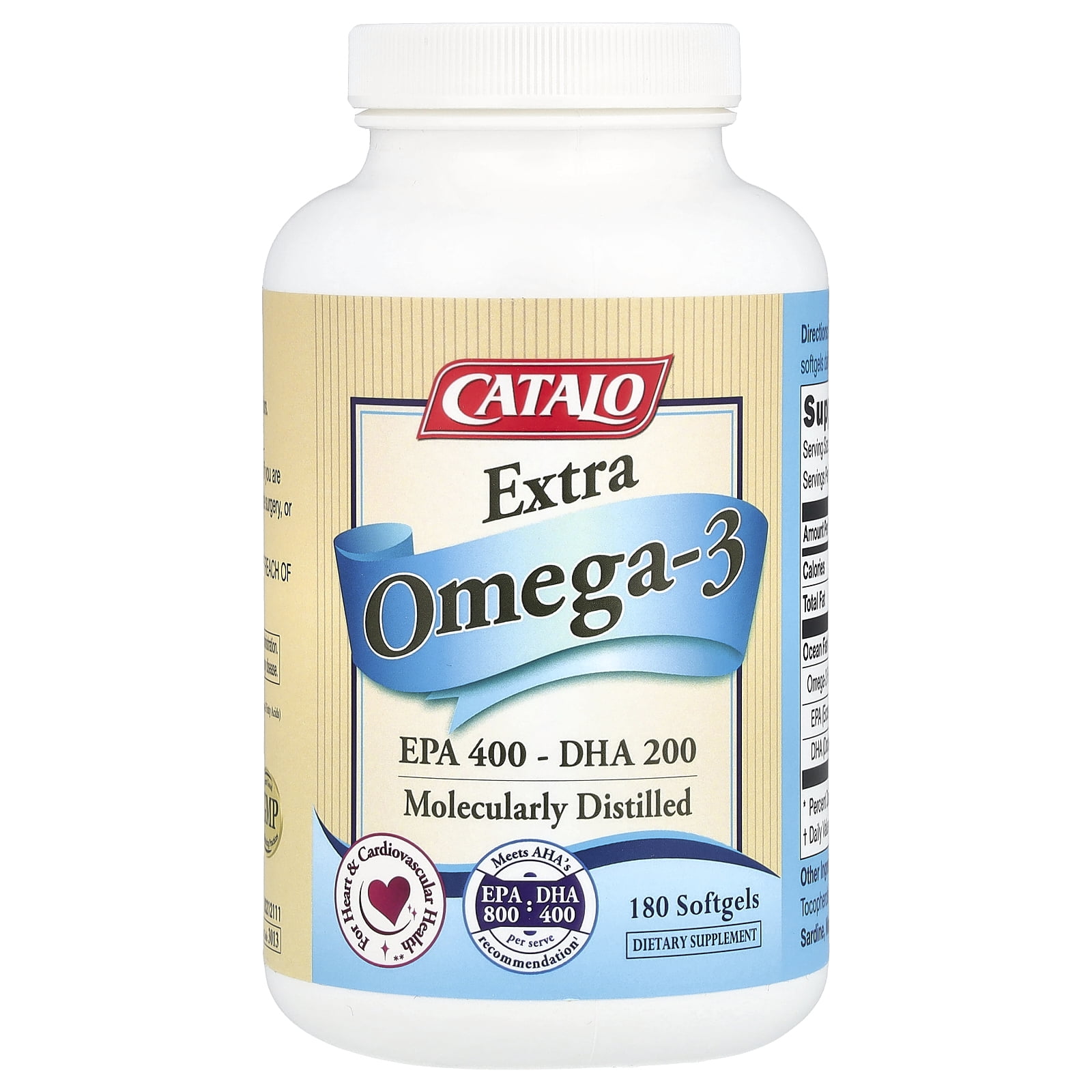 CATALO Extra Omega-3 , 180 Softgels