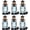 Light Blue, variant on 6 Pack Table Top Torches for Outside (Light Blue), 14 oz | Outdoor Patio Decor Torch, Citronella Torches for Patios, Gardens, Parties and Landscaping, Equipped with A Wick and Cap.