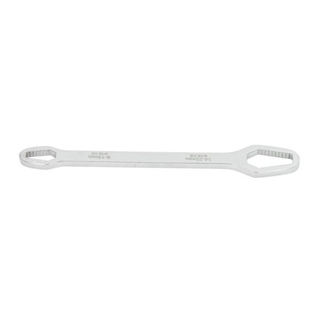 

EOTVIA Hand Tools Double End Multifunctional Universal Wrench Labor Saving Steel Repair Tool 8mm T 270mm L 250g Steel Universal Wrench