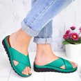 thumbnail image 1 of Floenr Womens Sandals Flip Flops for Women,Womens Fashion Wedges Shoes Open Toe Thick Bottom Roman Slippers Beach Sandals, 1 of 7