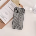 thumbnail image 2 of Funda de teléfono de cuero Retro con texto fresco, carcasa suave para iphone 14, 14Pro, 14pro Max, 11pro Max, 11, 12pro Max, 12, 13pro Max, 13Pro, XS, XR, XSMAX, 2 of 3