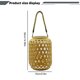 thumbnail image 3 of Decoración LED de bambú natural Garden Ligera solar Rattan Rattan Imploudre al aire libre Linterna colgante para colgantes para el patio de patio Carretero, 3 of 9