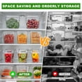 thumbnail image 4 of 6-pack 1/3 Size 6''deep Polycarbonate Food Pans With Lids  Clear Commercial Hotel Storage Containers For Restaurant Prep Buffet Salad Bar Home Kitchen & Catering, 4 of 8