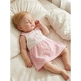 thumbnail image 4 of BemeyourBBs Half Way to One Baby Girl 1/2 Half Birthday Outfit Summer Dress Sleeveless Square Neck Bow Embroidery A-Line Dress Toddler Baby Girls Plaid Gingham Dress, 4 of 9