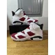 thumbnail image 3 of A i r-Jor-dan 6 Retro Carmine (2021) White Red CT8529-106 Men's Sizes 7-16, 3 of 6