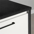thumbnail image 4 of South Shore Myro, Contemporary Kitchen Island, Faux Black Stone and White, 4 of 7
