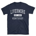 thumbnail image 1 of Livermore Kentucky Classic Established Men's Cotton T-Shirt, 1 of 1