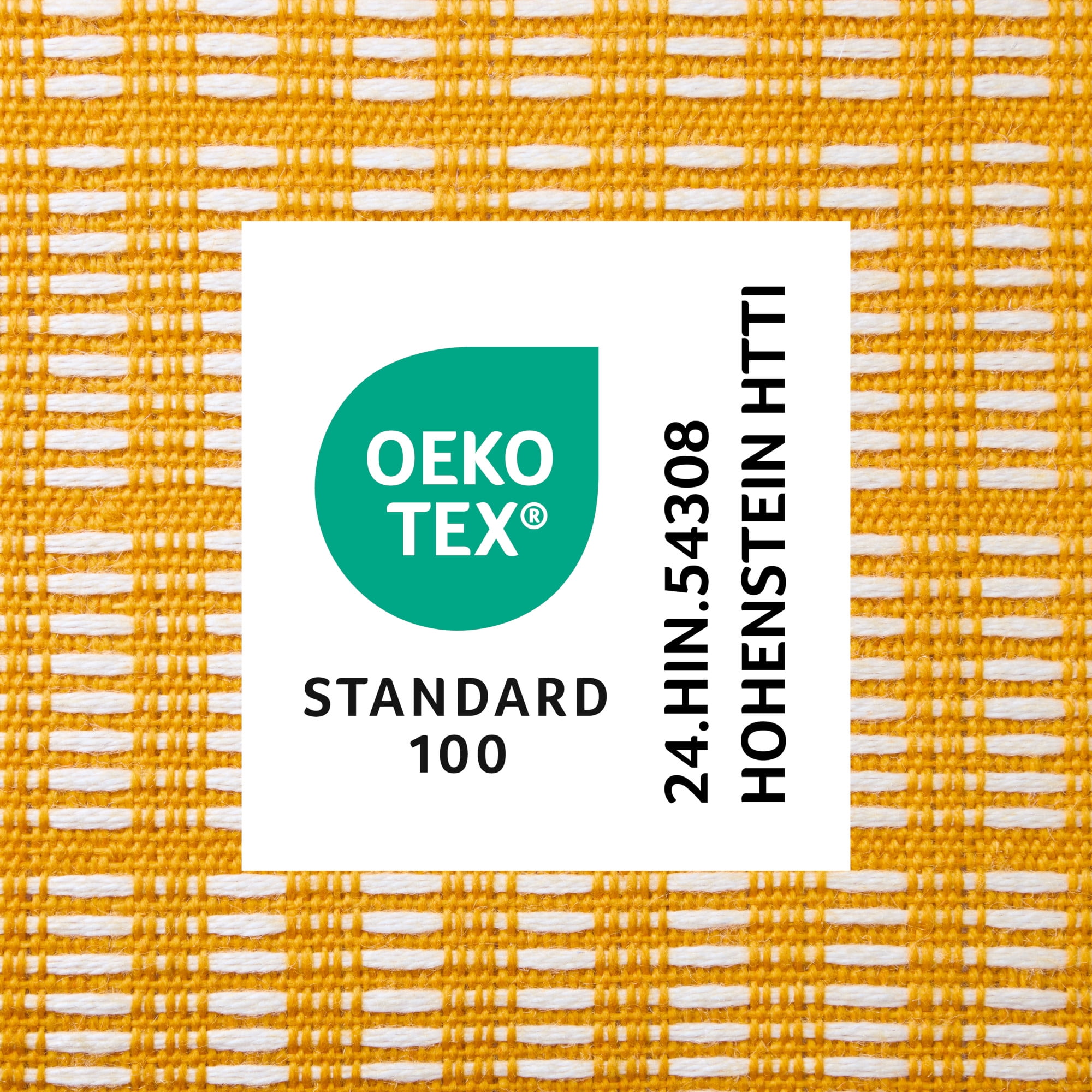 TOWN & COUNTRY TERRA Alara Textured Geo Stripe Handcrafted Indoor Outdoor Decorative Pillow, 100% Recycled Materials, UV Fade Resistant, Water Repellent, Yellow/Ivory, 20"x20"