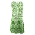 thumbnail image 4 of Sundresses for Women Casual Summer - Beach Dresses for Women Casual Summer Sleeveless Knee Length Midi Dress Boho Floral Strappy Halter Neck Tunic Dress, 4 of 5
