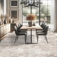 thumbnail image 6 of YOUFORTONG 10x14 Abstract Area Rug, Large Washable Indoor Rug, Non-Slip Stain Resistant Distressed Soft Carpet for Living Room Bedroom Farmhouse,Brown ﻿, 6 of 8