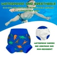 thumbnail image 4 of BIG ELEPHANT Baby Swim Diapers 3pcs, Reusable Adjustable Washable Waterproof Swimming Diaper for Boy's and Girl's, 6-12 Months, 4 of 7