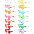 thumbnail image 1 of Gafas de Sol Geopty sin Montura en Forma de Corazón en Colores Caramelo para Mujer, 1 of 7