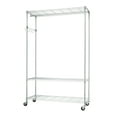 thumbnail image 3 of TRINITY EcoStorage® 3-Tier 48x18x75.5 Rolling Garment Rack - Chrome, 3 of 6