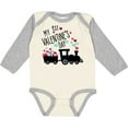 thumbnail image 3 of Inktastic My First Valentines Day Train Boys or Girls Long Sleeve Baby Bodysuit, 3 of 5