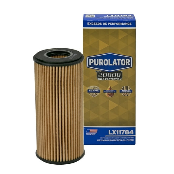 Purolator LX11784 Purolator 20K Oil Filter with 20,000 Mile Protection for Select Audi, Porsch, Volkswagen, and more