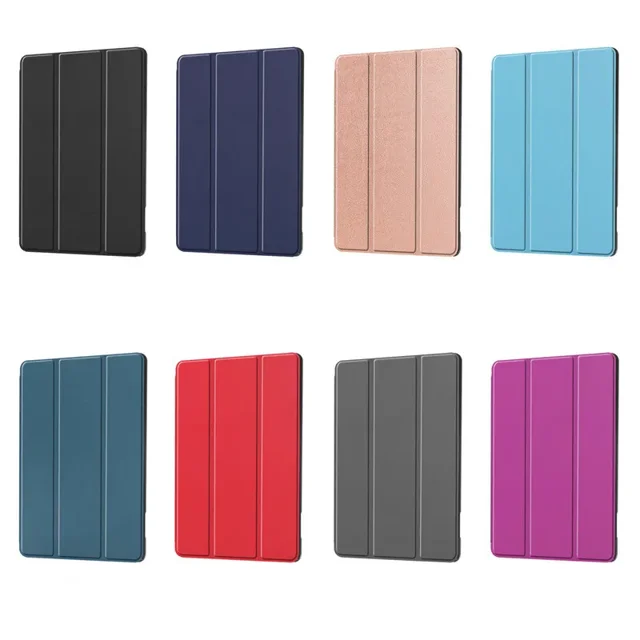 For Samsung Galaxy Tab S6 Lite 10.4 inch P610 P615 Case with Pencil Holder Tri-Fold Stand Case Tablet Shell For Tab S6 Lite 2022 Random Color Tab S6 Lite 2022