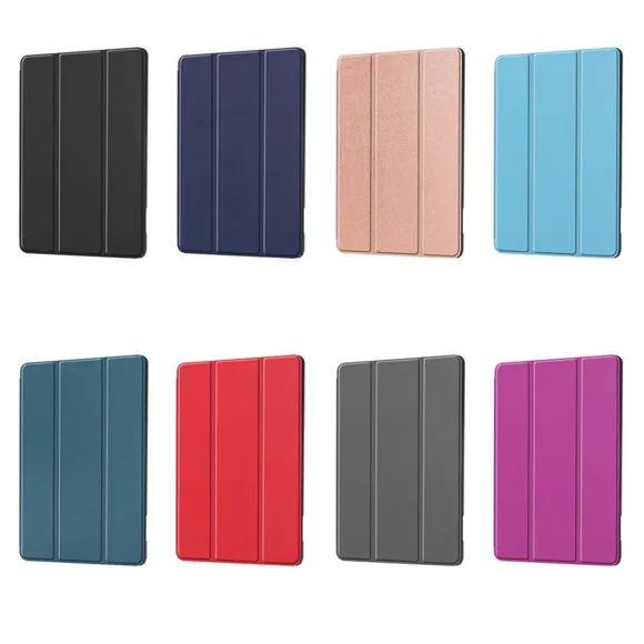 For Samsung Galaxy Tab S6 Lite 10.4 inch P610 P615 Case with Pencil Holder Tri-Fold Stand Case Tablet Shell For Tab S6 Lite 2022 Random Color Tab S6 Lite 10.4inch