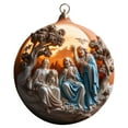 thumbnail image 2 of Sunshinehomely Nativity Christmas Ornaments, Christmas Nativity Scene Ornaments, Christmas Tree Ornaments, Keepsake the Birth of Jesus Decor, Religious Gifts for Family Friends and Christian, 2 of 5