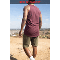 thumbnail image 6 of Mens Drop Cut Tank Tops Scallop Bottom Dropcut Tank for Men Singles and Packs, 6 of 7